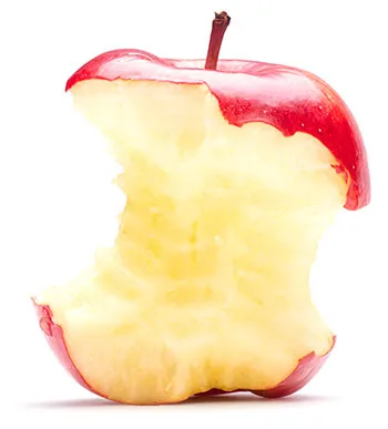 Imagen de manzana mordida